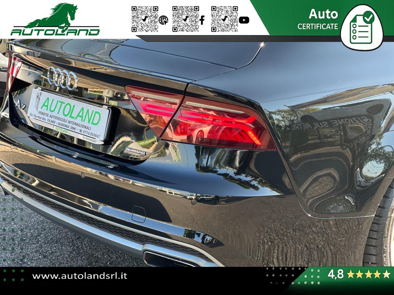 Audi A7 Sportback 3.0 tdi quattro 272cv S-Line ACC - 20" - Frecce Dinamiche