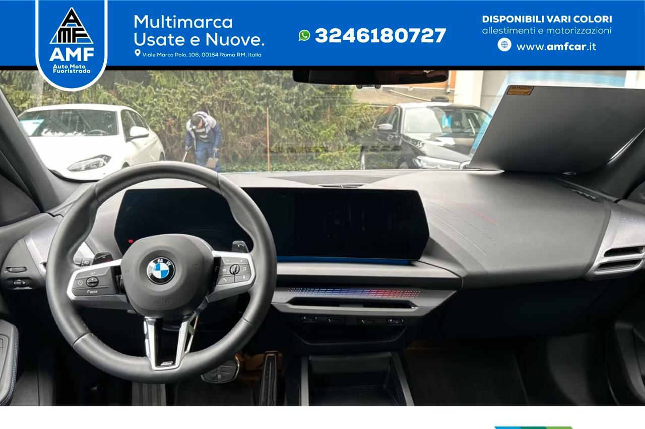 BMW 118d, M Sport, Live Cockpit Plus, telecamera posteriore, DAB, 18"