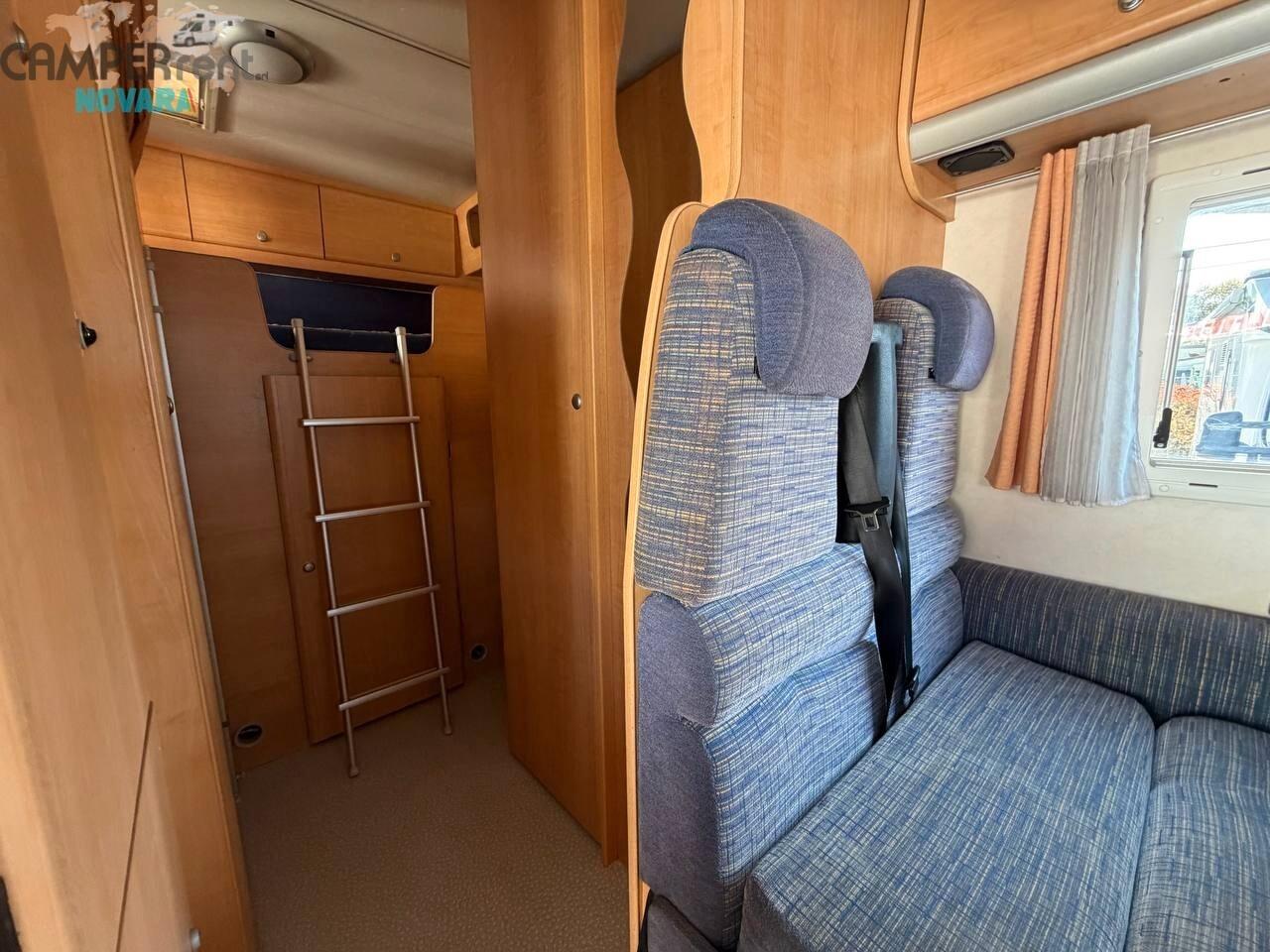 Challenger GENESIS 192 - LETTO MATRIMONIALE IN CODA E GARAGE