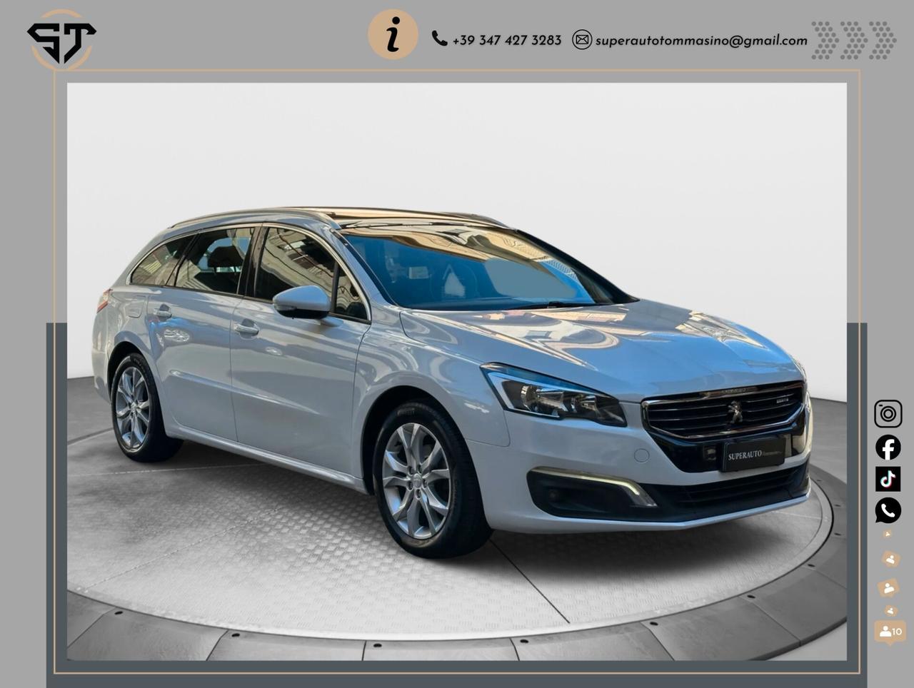 Peugeot 508 BlueHDi SW 120 EAT6 perfetta