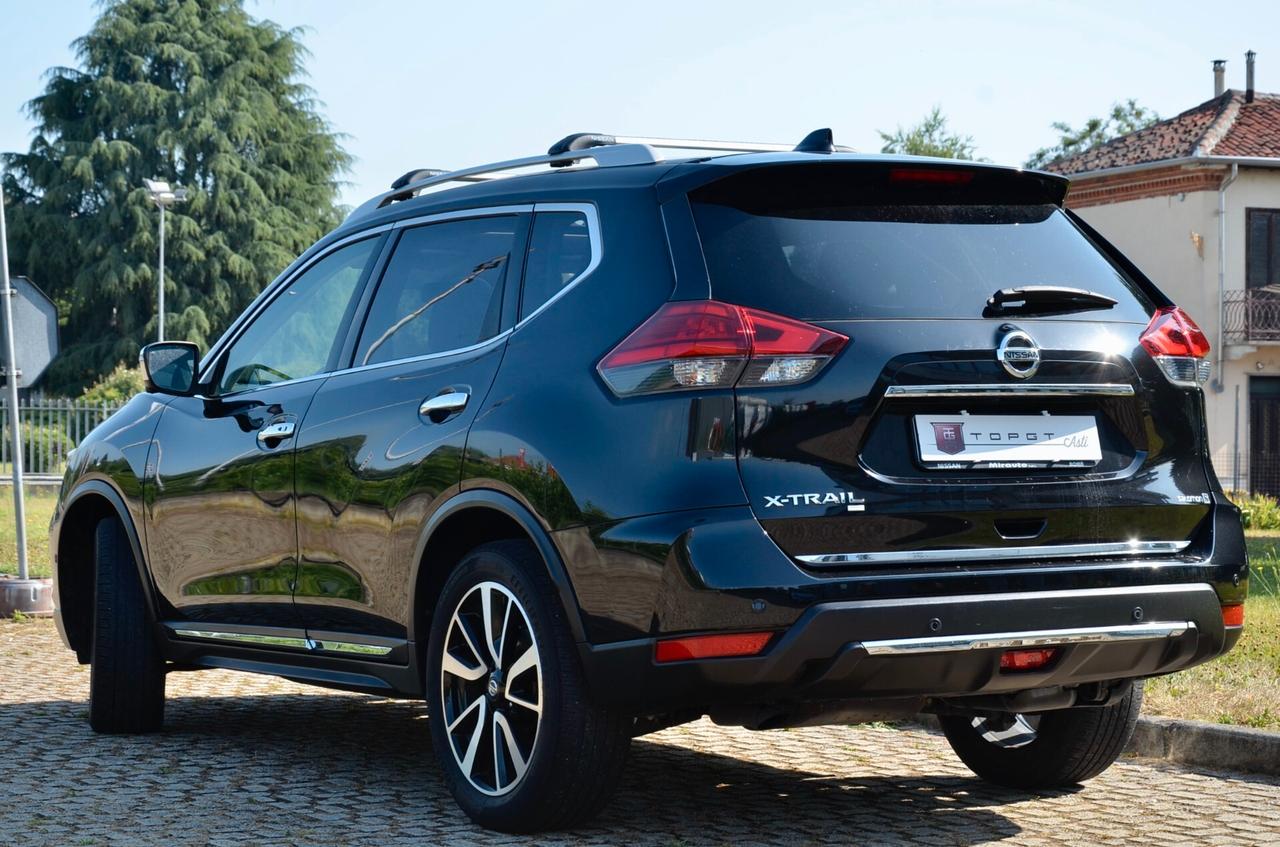 NISSAN X-TRAIL 1.7 DCI SALOMON S 2WD 150cv 7 POSTI, UNICOPR, SERVICE NISSAN, UFF ITALIANA, EURO 6D, TETTO, RETROCAMERA 360°, FARI LED, PERMUTE