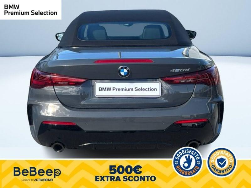 BMW Serie 4 Cabrio 420D CABRIO MHEV 48V MSPORT PRO AUTO