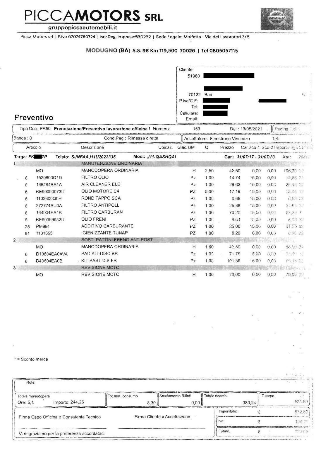 Nissan Qashqai 1.5 dCi Tekna Gar. Nissan