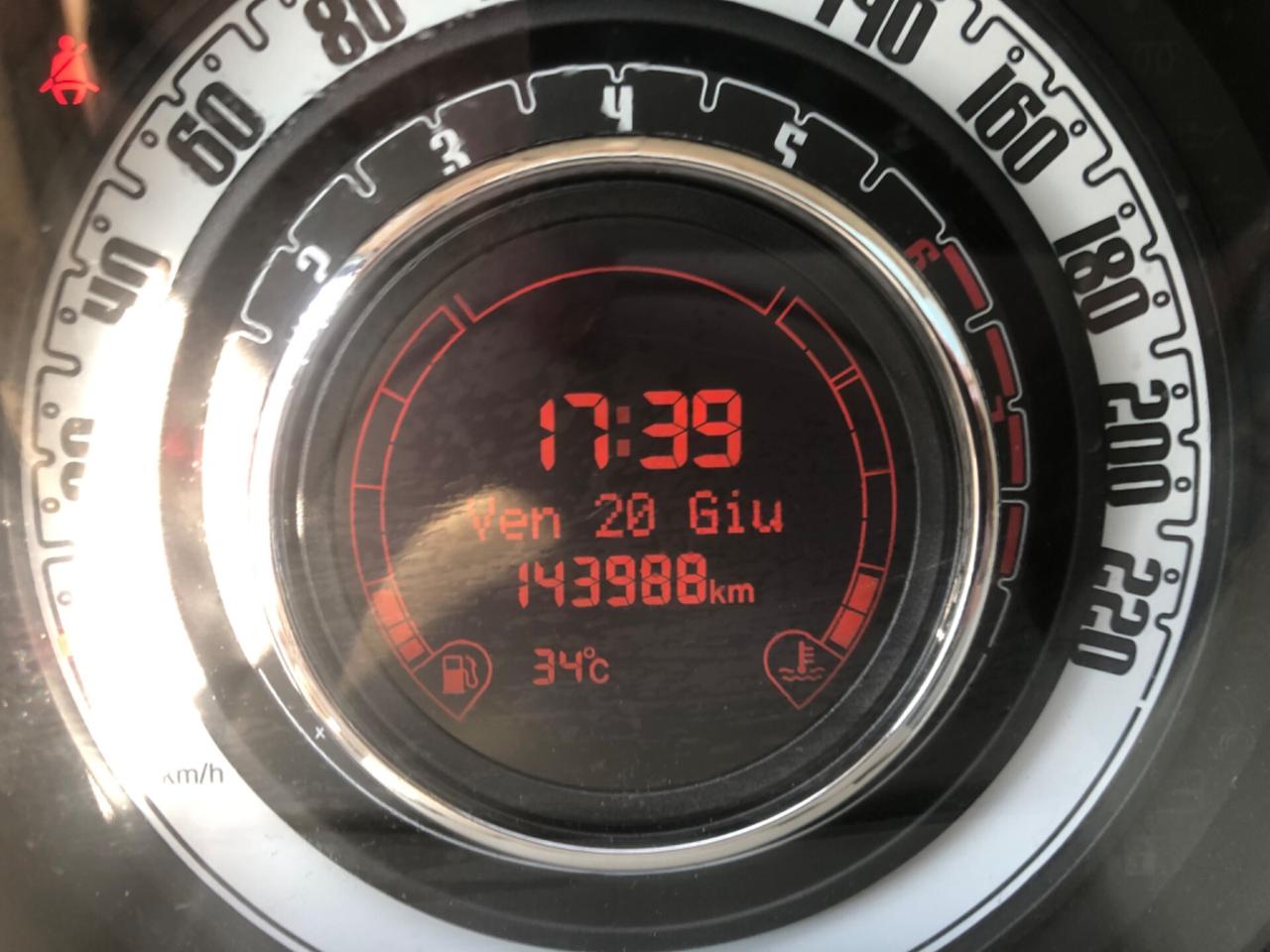 FIAT 500 LOUGE - 1.2 BENZINA UNICO PROPRIETARIO