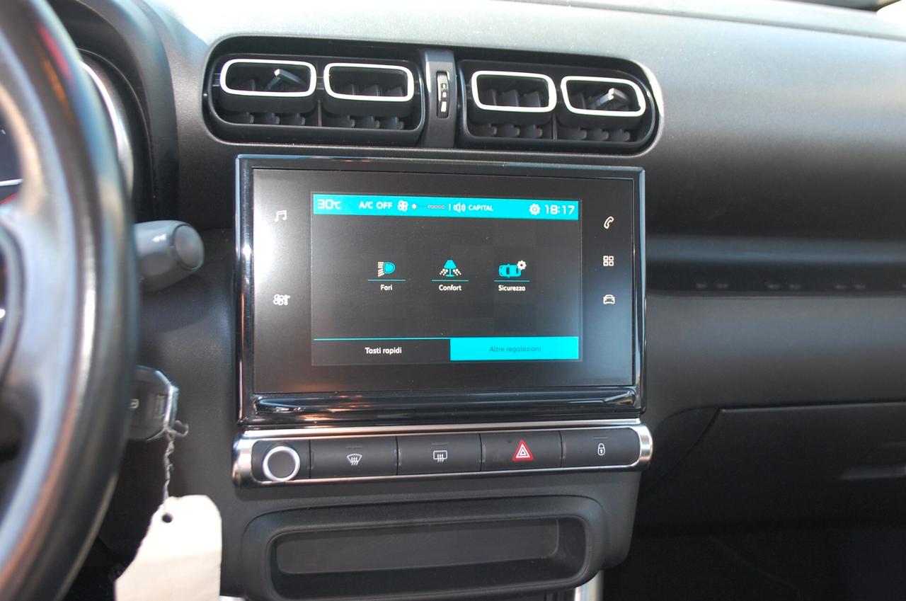 Citroen C3 Aircross 1.2 puretech Feel 82CV Uff italy App Clima Radar USB