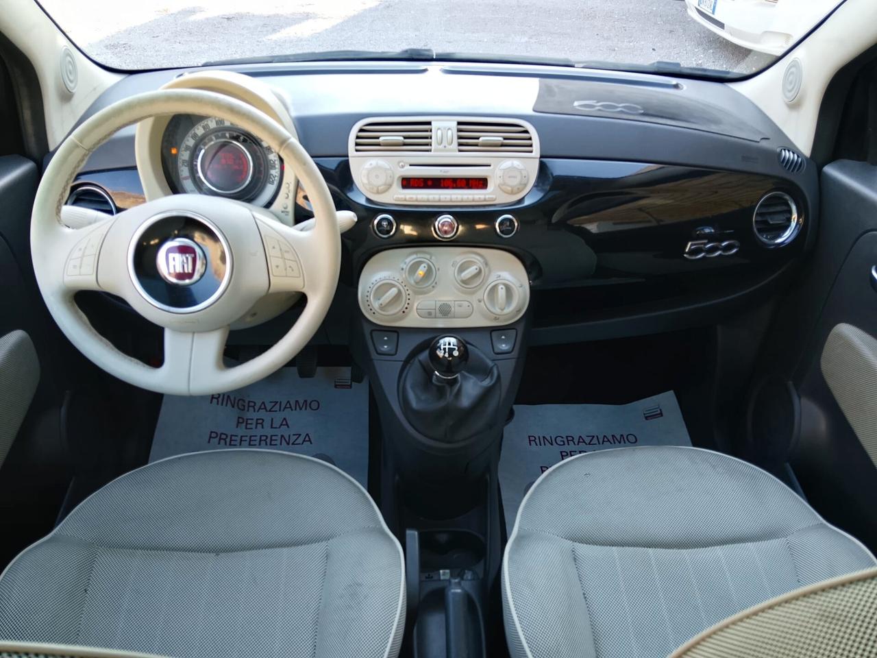 Fiat 500 1.2 Lounge 2010 12 mesi di garanzia