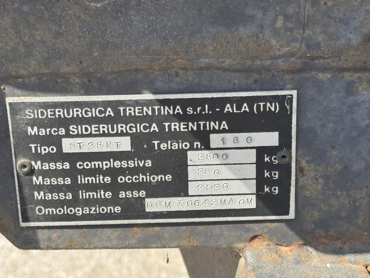 RIMORCHIO SIDERURGICA TRENTINA ST 28 PT