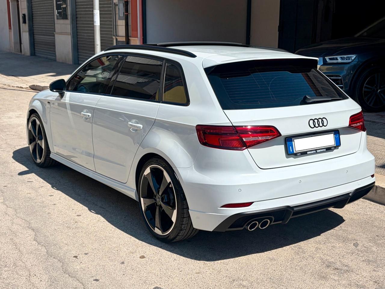 Audi a3 spb 2.0tdi 150cv-"TETTO-S-LINE-GANCIO TRAINO"-'17