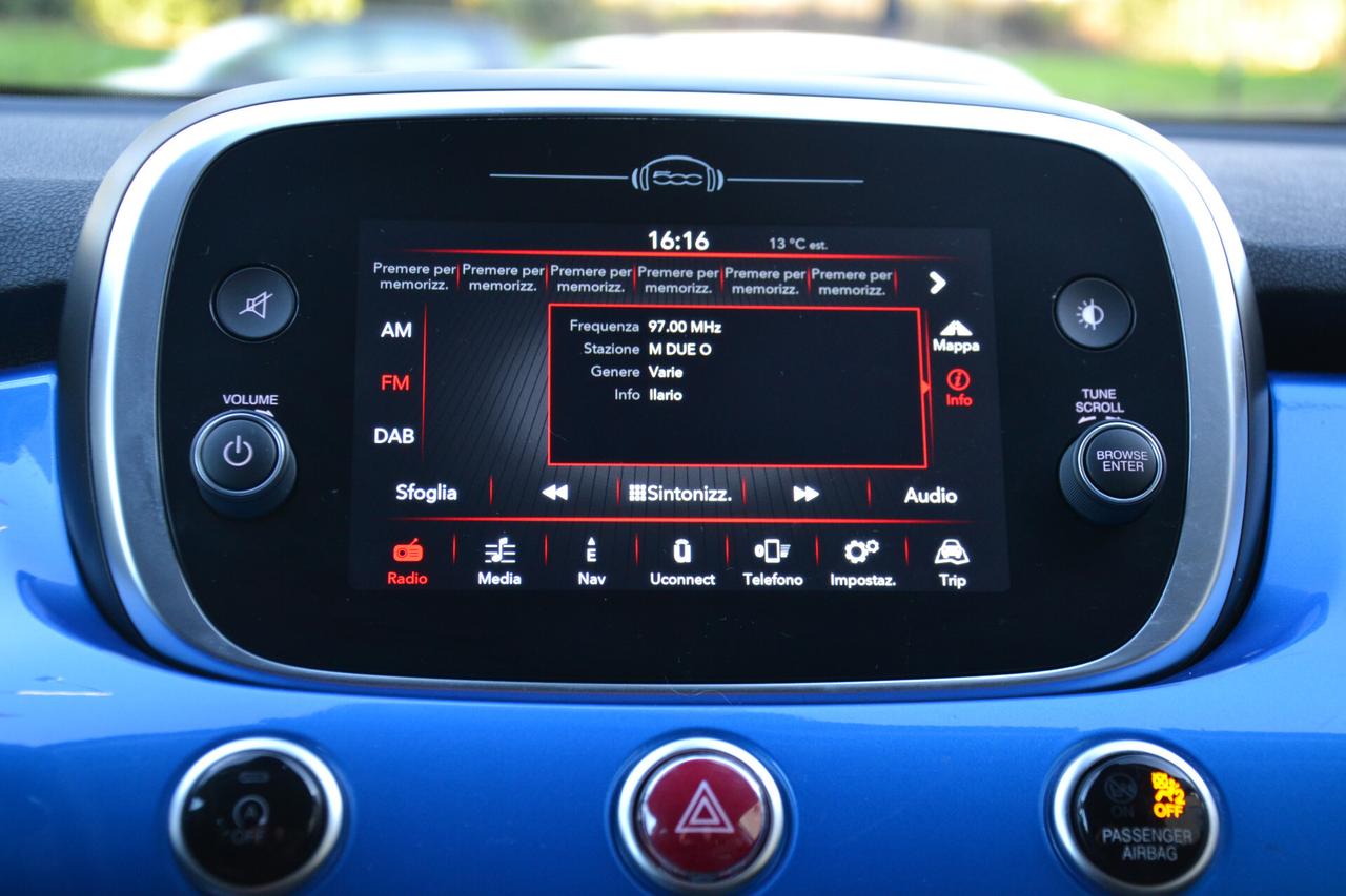 Fiat 500X 1.6 MJT 120CV AUT. NAVI+PDC+CRUISE+TEL+PRIVACY+E6