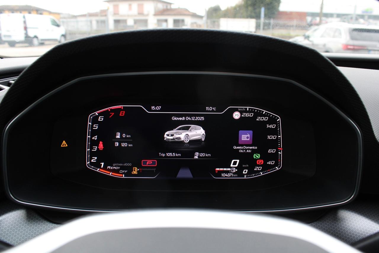 Seat Leon metano 1.5 tgi Style 130cv dsg retrocamera full led