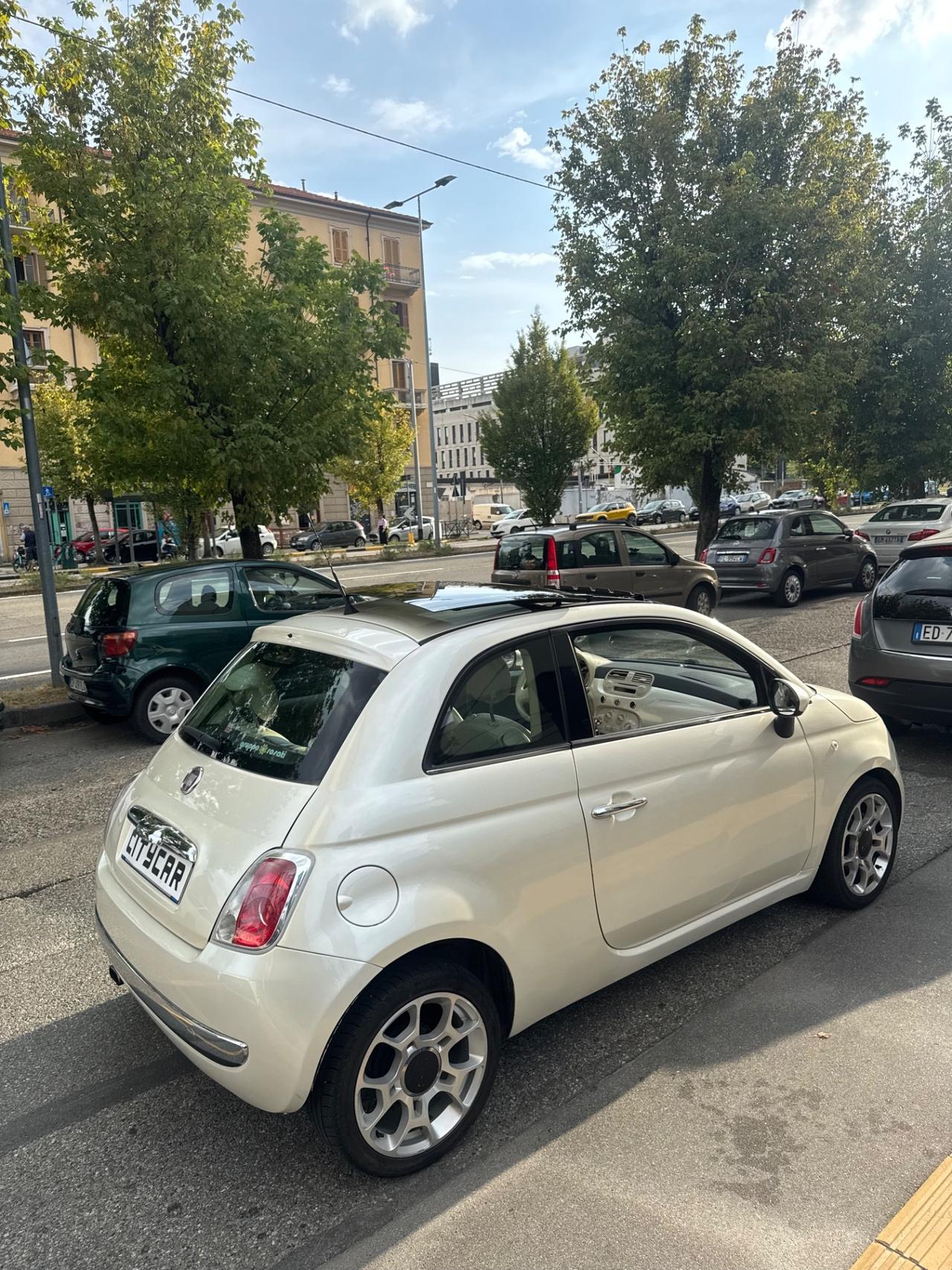 Fiat 500 Bianco Perla Tetto Apribile Full optional