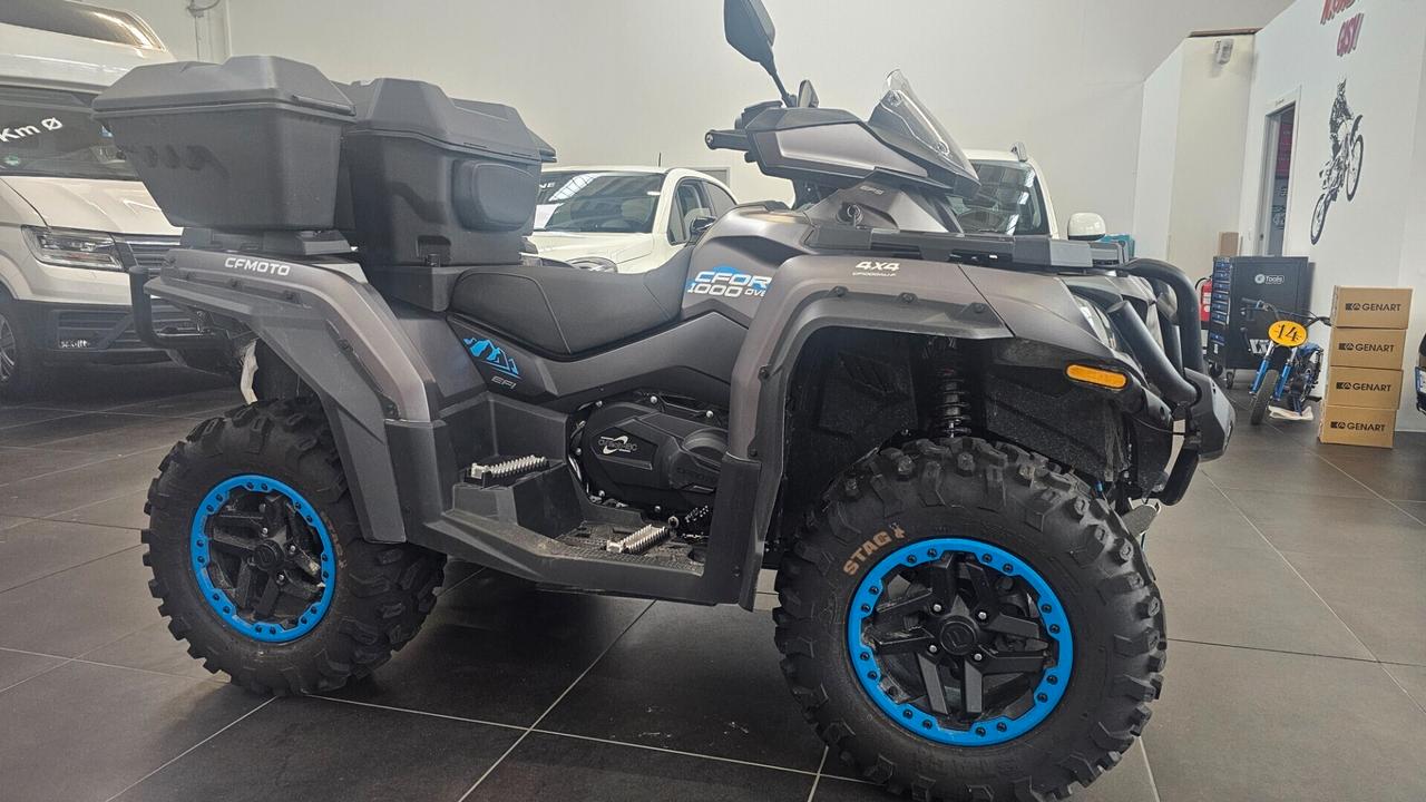 QUAD CFORCE 1000 4X4 300KM CON CARRELLO TRASPORTO