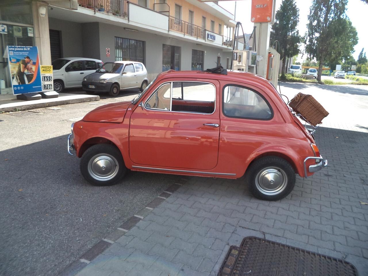 FIAT 500L ORANGE DEL 1970 CON 21000 KM PERFETTA