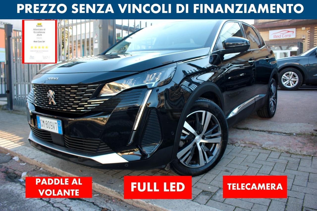 3008 ALLURE AT8 *PREZZO VERO* UNIPRO- KM CERTI- GARANZIA 12 MESI