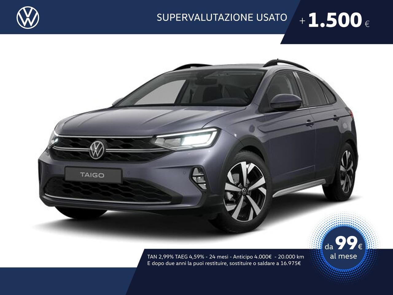 Volkswagen Taigo 1.0 tsi edition plus 95cv