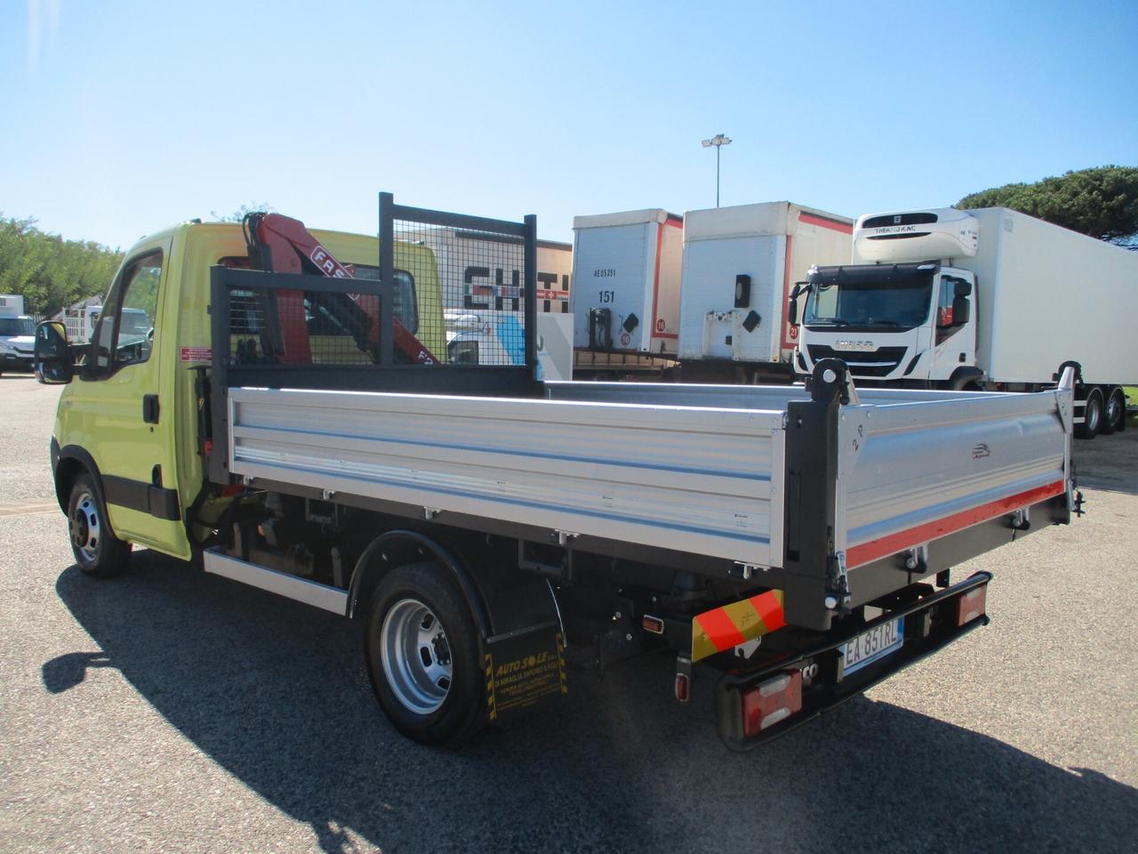 Iveco Daily 50C15 K 3000 150CV E4 GRU FASSI F28/3S+RIBALTABILE