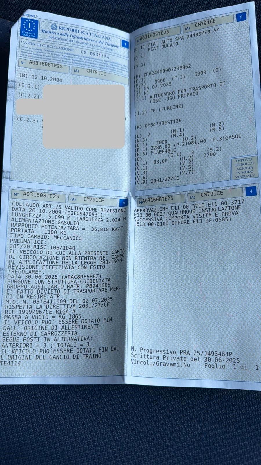 Fiat DUCATO FRIGO ***MOTORE SOSTITUITO***