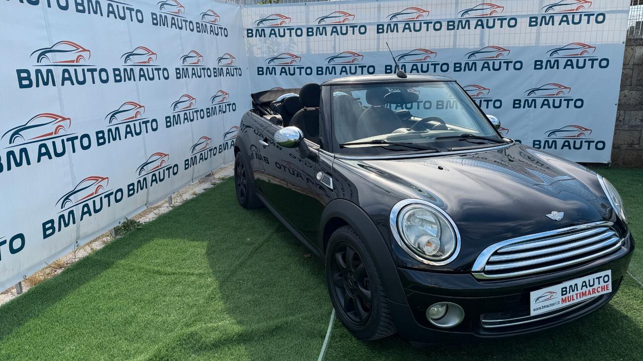 Mini Cooper Cabrio 1.6 BENZINA 120 CV KM CERTIFICATI GARANTITA