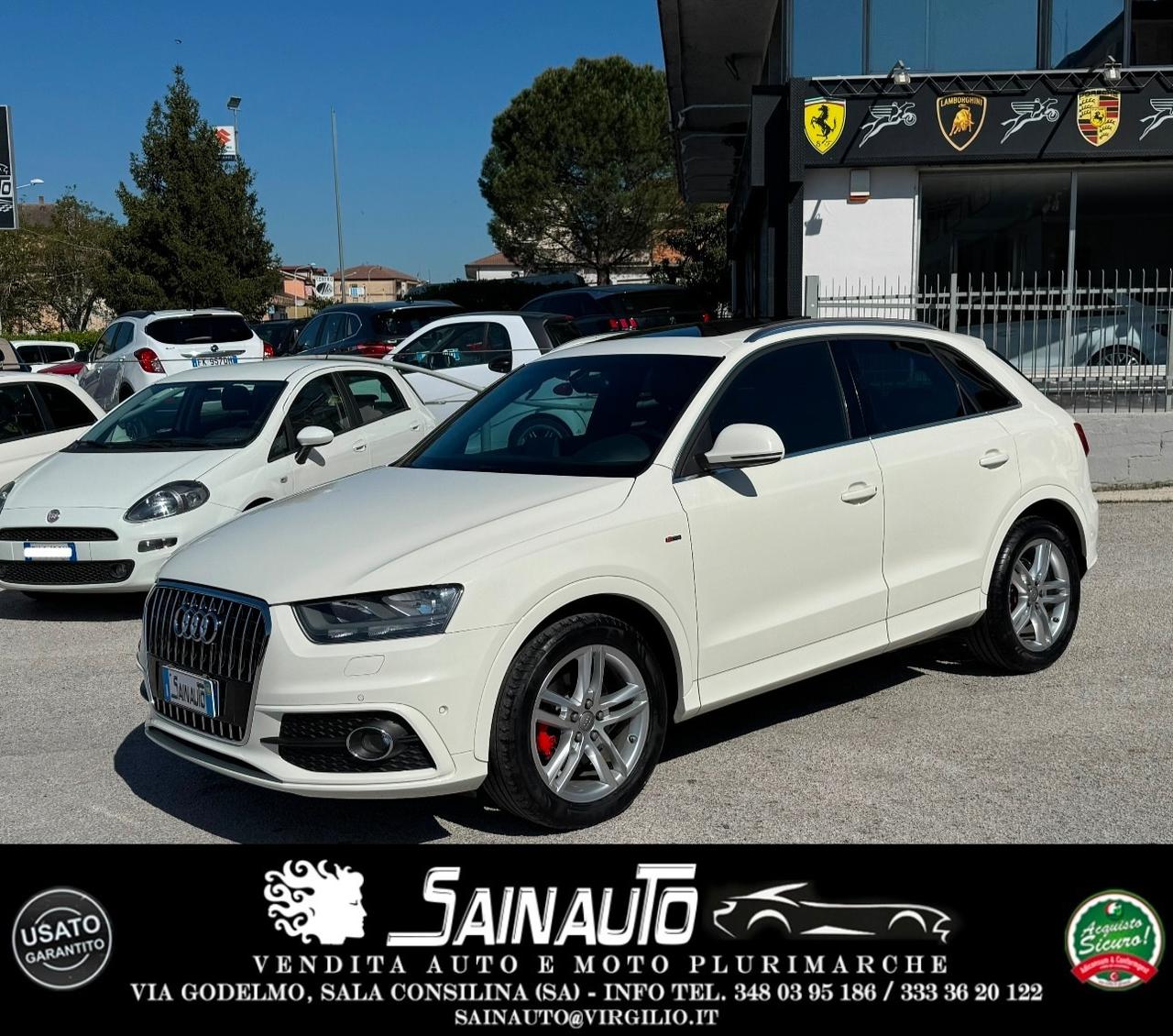 Audi Q3 2.0 tdi sline interno esterno tetto garanzia