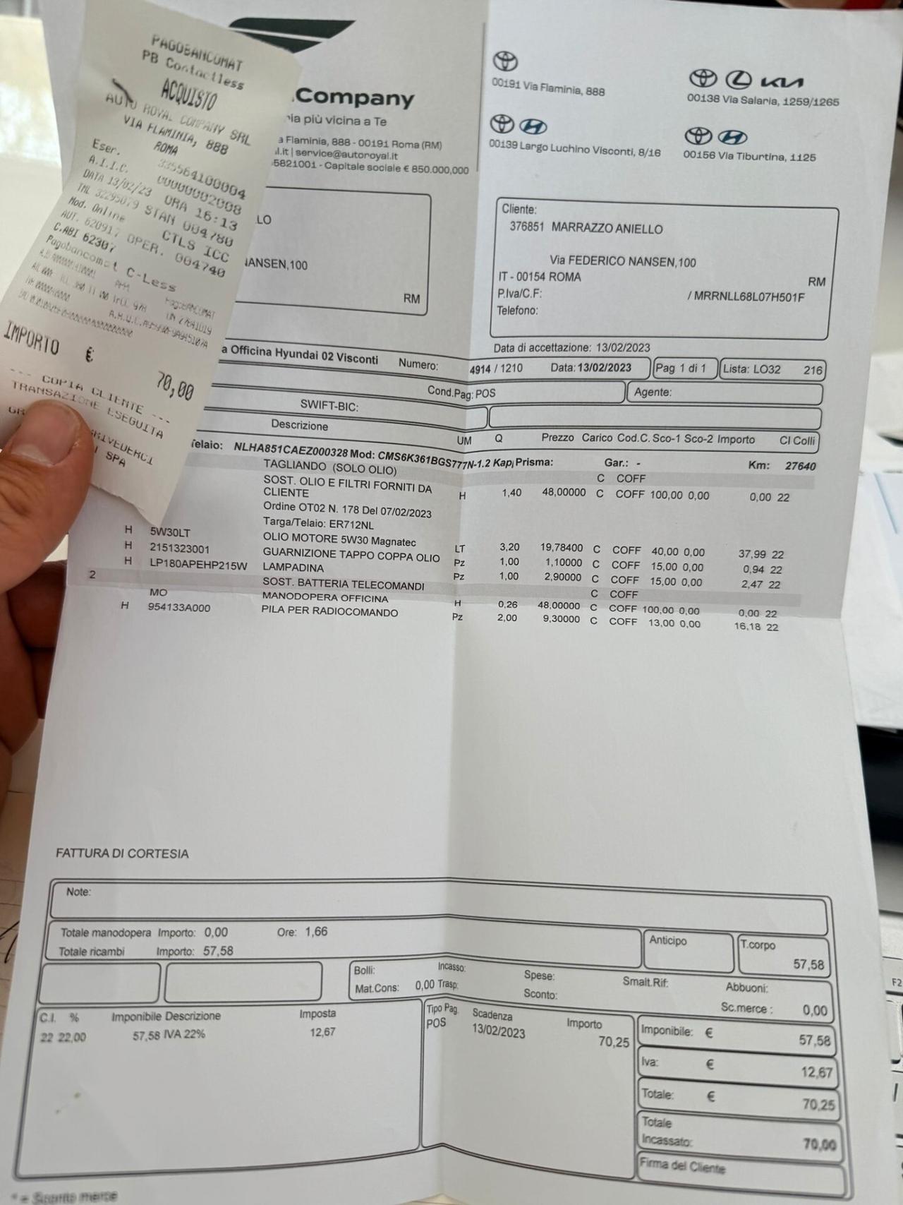 Hyundai i10 1.2 EURO5 41.000KM ORIGINALI UNIPRO