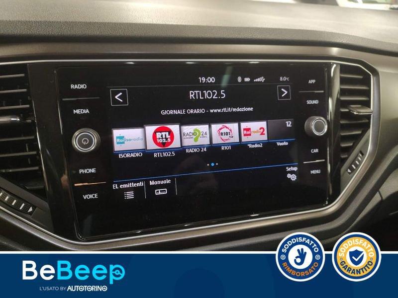 Volkswagen T-Roc 1.0 TSI STYLE 115CV