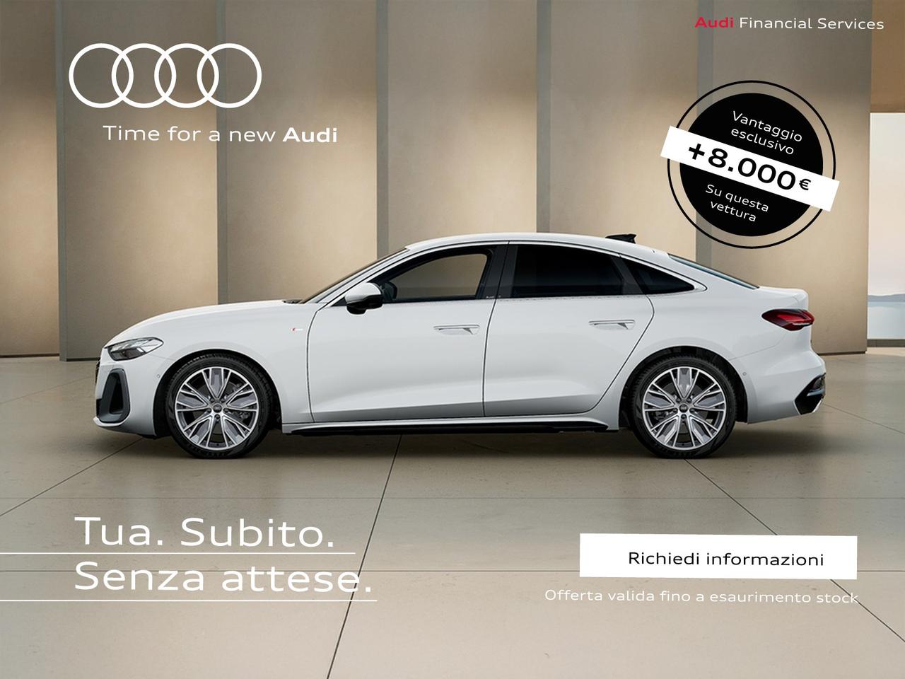 Audi A5 berlina 2.0 tdi mhev+ s line edition 204cv s-tronic