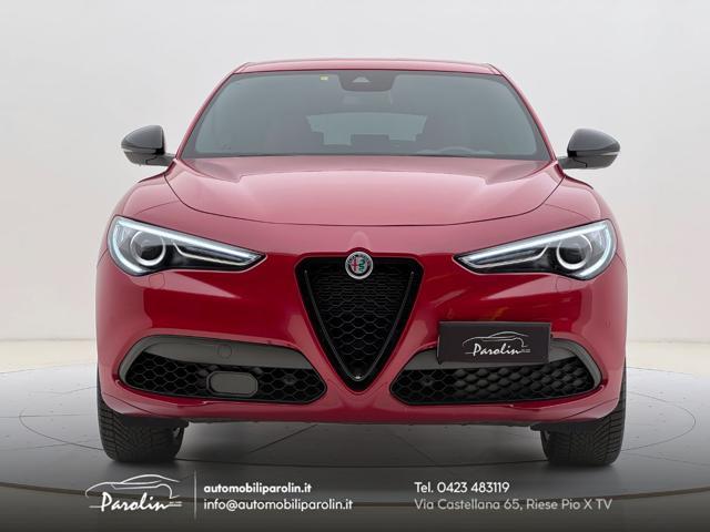 ALFA ROMEO Stelvio 2.0 Turbo 280 CV AT8 Q4 Veloce Harman-pelle Rossa