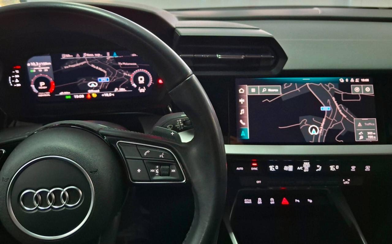 Audi A3 SPB S line Fari full led solo 16.000km