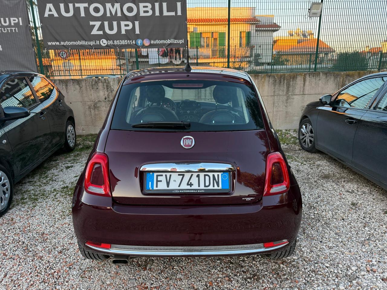 FIAT 500 BORDEAUX *ADATTA PER NEOPATENTATI*