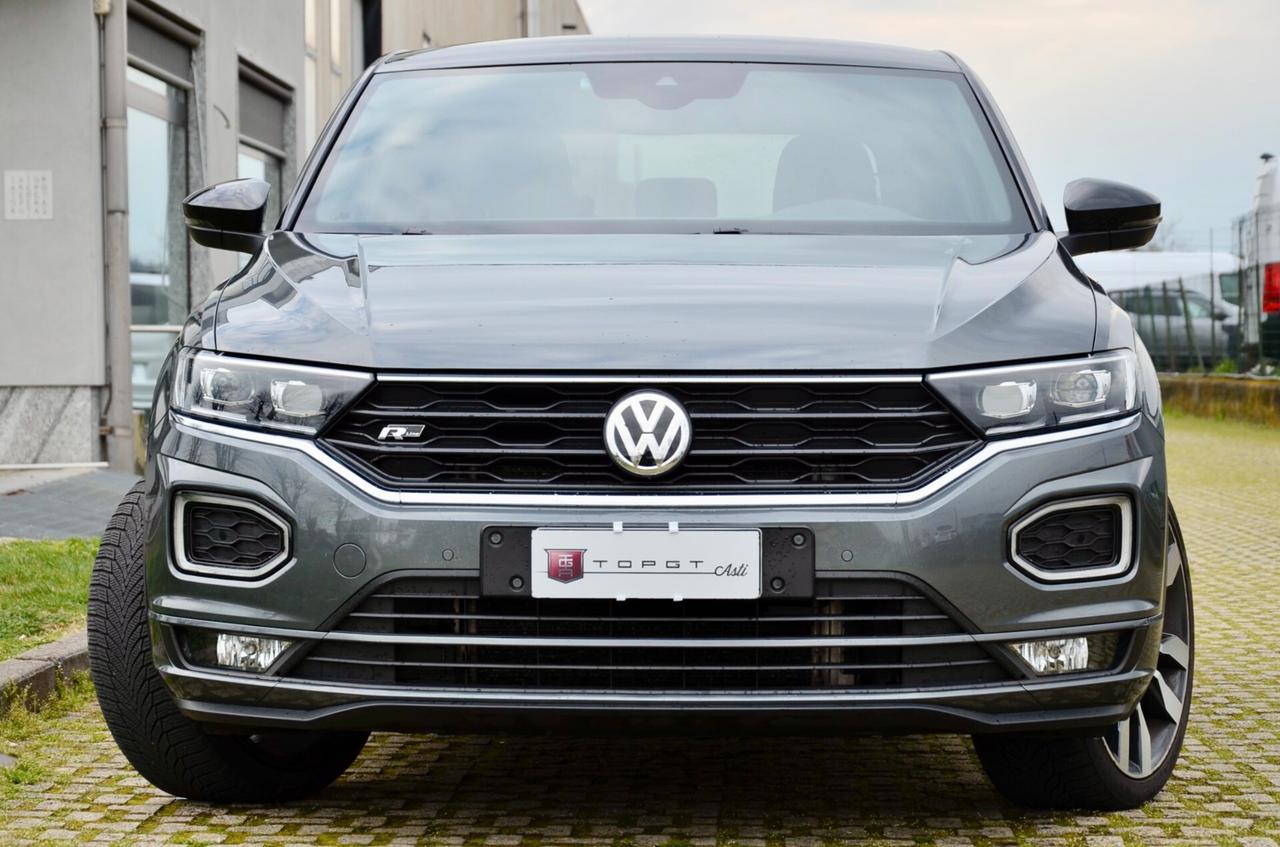 VOLKSWAGEN T-ROC 2.0 TDI R-LINE 4MOTION 150cv DSG, UFF ITALIANA, SERVICE VW, FULL LED, NAVI, LUCI AMBIENTE, 19", PERMUTE