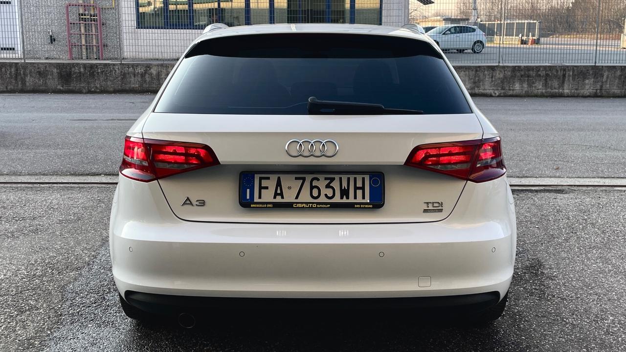 AUDI A3 SPORTBACK 1.6 TDI ULTRA 110CV - FULL LED, DISCHI FORATI, NEOPATENTATI