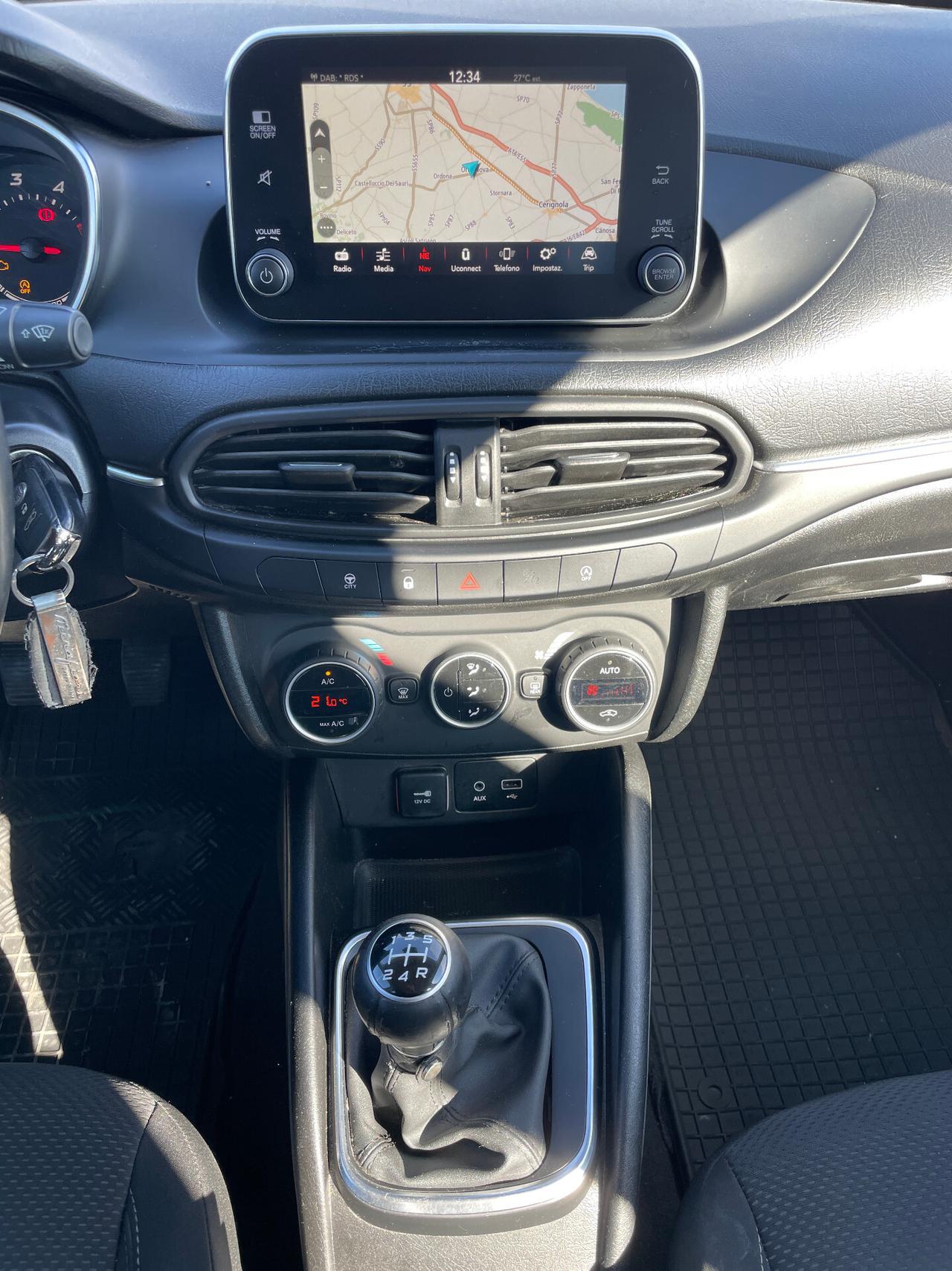 Fiat Tipo 1.3 Mjt 95CV SW Lounge-NAVIGATORE-RETROCAMERA