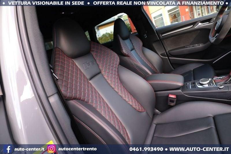 Audi A3 RS3 SPB 2.5 quattro Stronic GRIGIO NARDO'