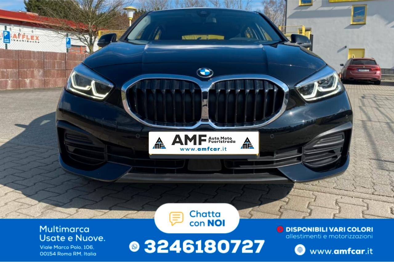 BMW 118 i Advantage, LED, Navigatore, PDC, Cambio automatico