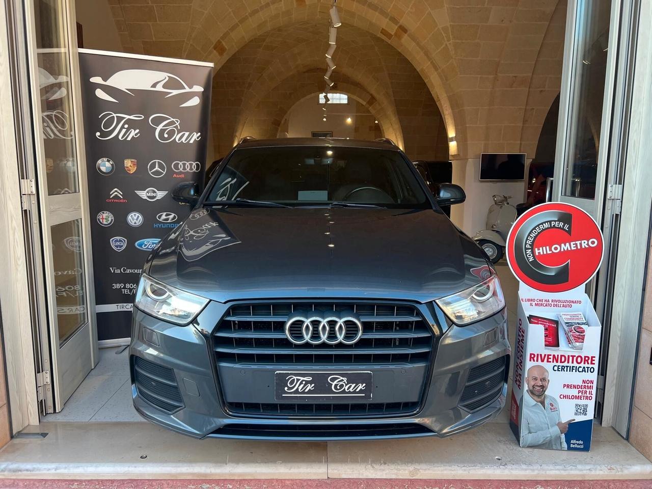 AUDI Q3 S-LINE 2.0 TDI 150CV PELLE NAVI CRUISE ANNO 2017