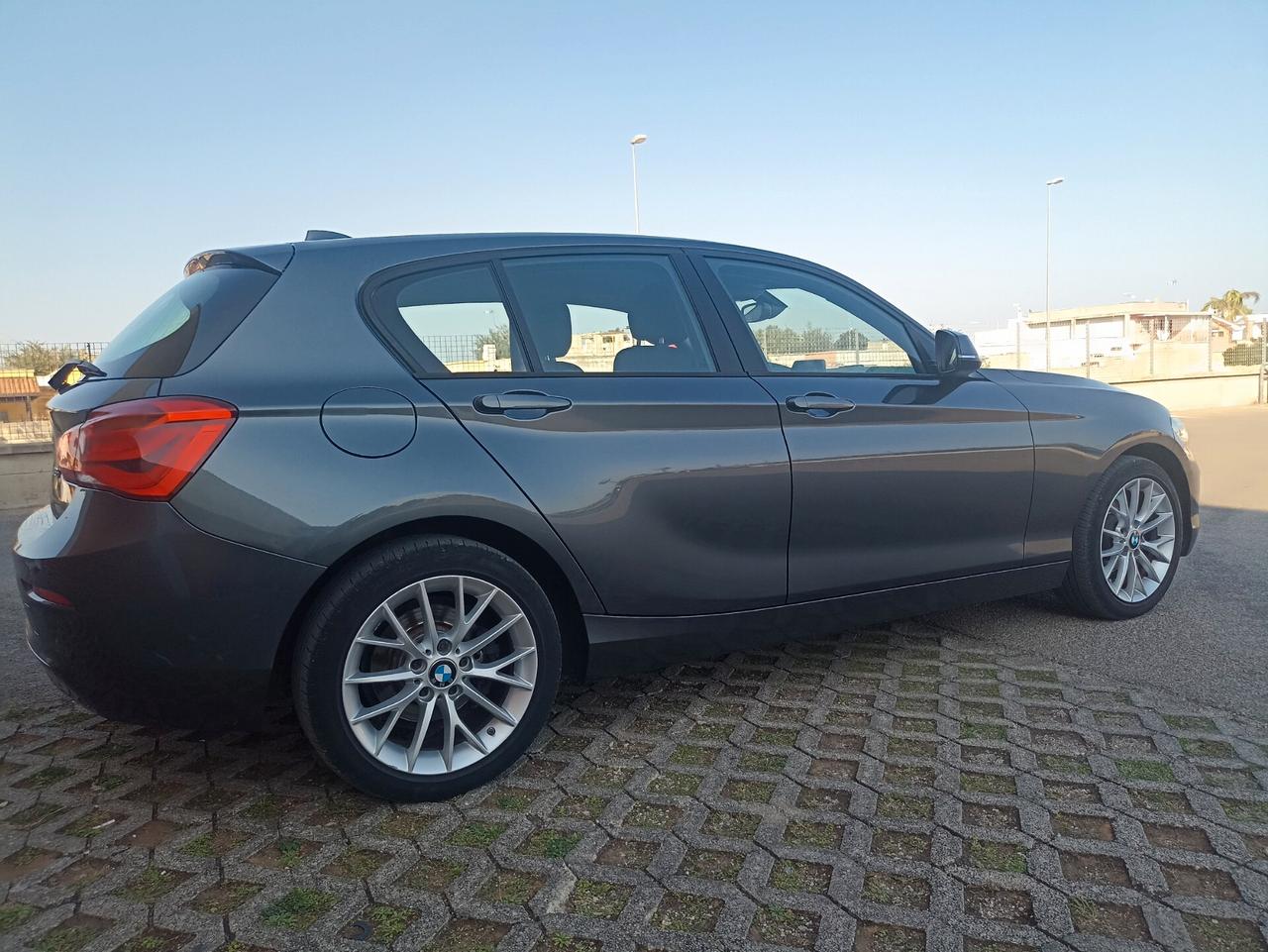 BMW SERIE 1 DIESEL 150cv MANUALE 05/2018 KM120.000 LED/NAV/SENS ANT/ POST