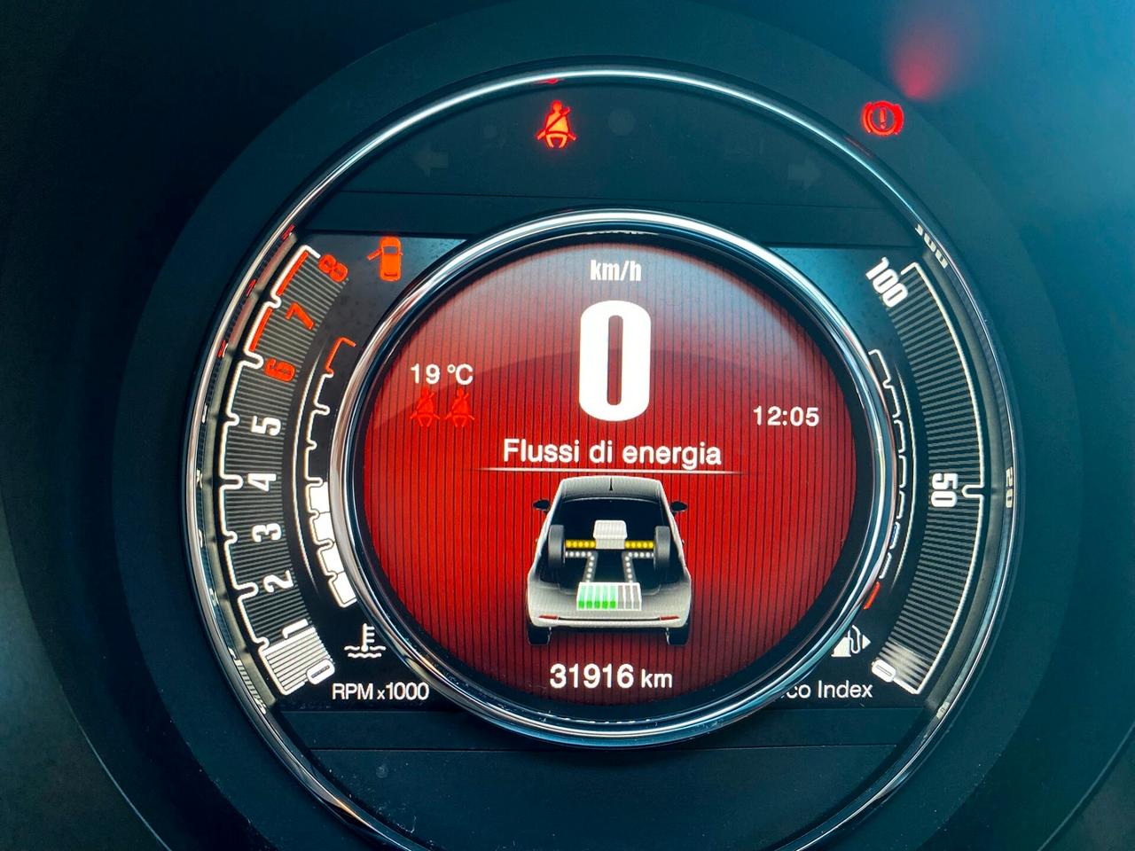 Fiat 500 1.0 Hybrid Red - Adoooro !!!