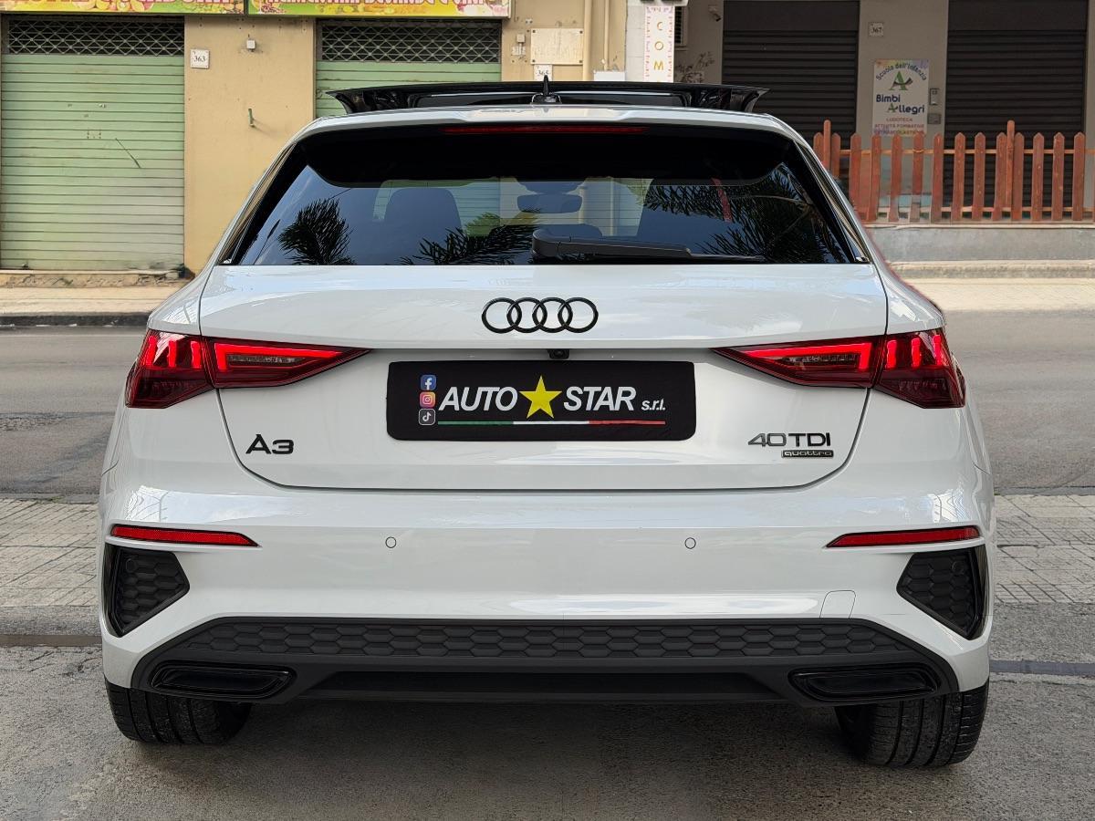 Audi A3 Sportback 40 TDI 200CV Quattro S-line edition Identity Black