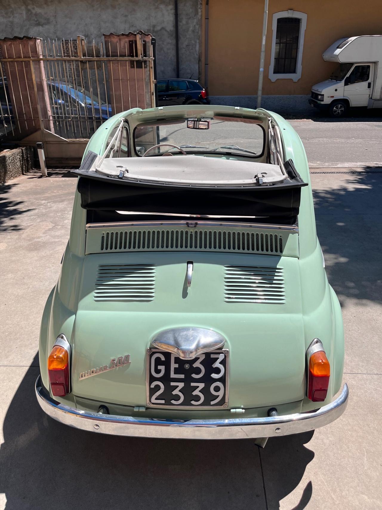 Fiat 500 110 D Benzina del 1962