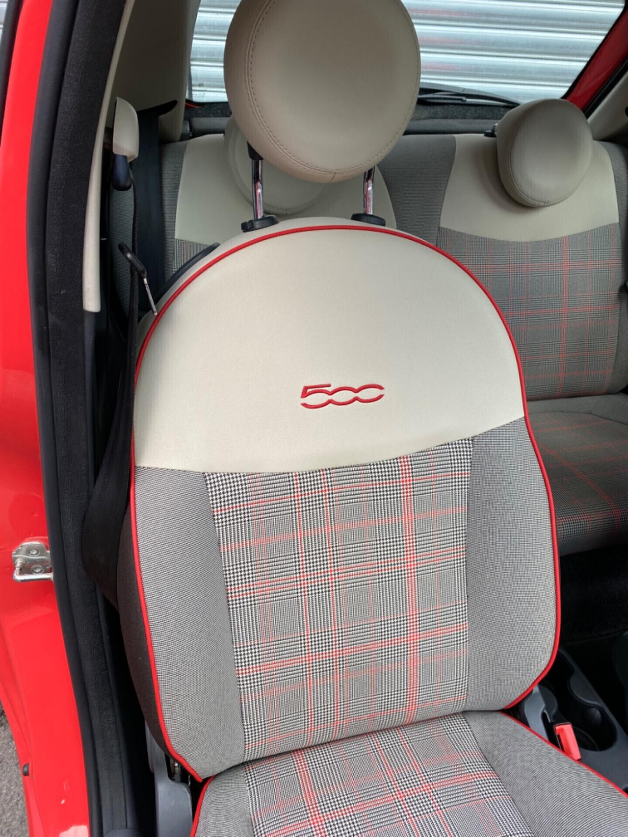 Fiat 500 1.2 GPL 69cv “Lounge” -ROSSO CORALLO