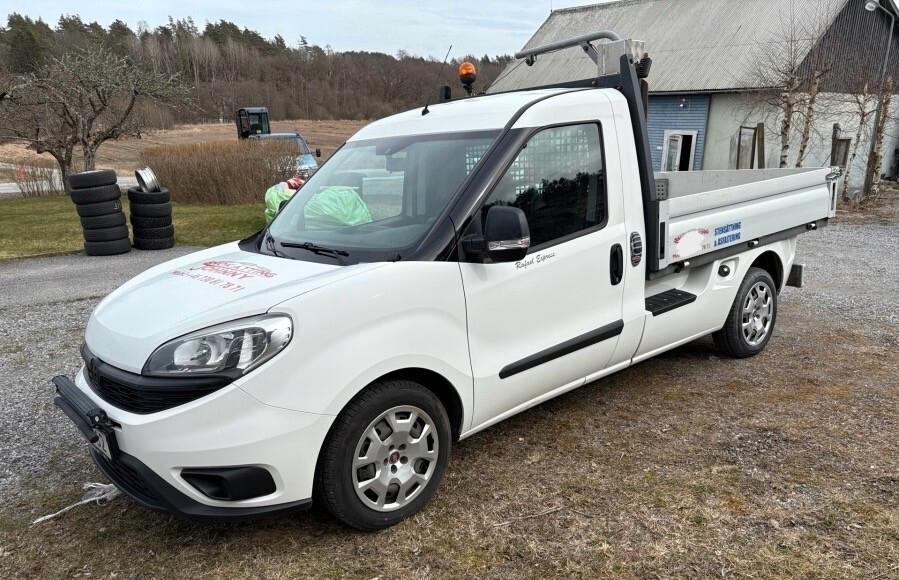 DOBLO 3 POSTI WORK UP CASSONATO CASSONE CLIMA OK NEOPATENTATI GRU 250 KG