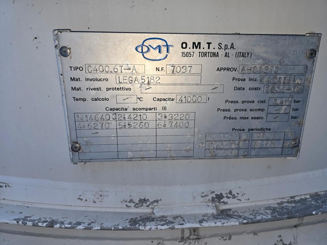 TRATTORE STRADALE RENAULT CON CISTERNA OMT