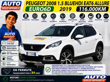 Peugeot 2008 2008 1.5 BLUEHDI ALLURE 120CV EAT6 CAMBIO AUTOMATICO EURO6D NAVI/CAMERA