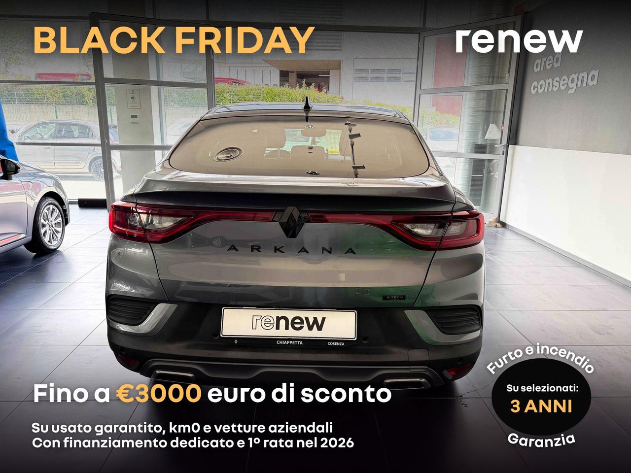 Renault Arkana 1.6 e-tech full hybrid e-tech engineered fast track 145cv