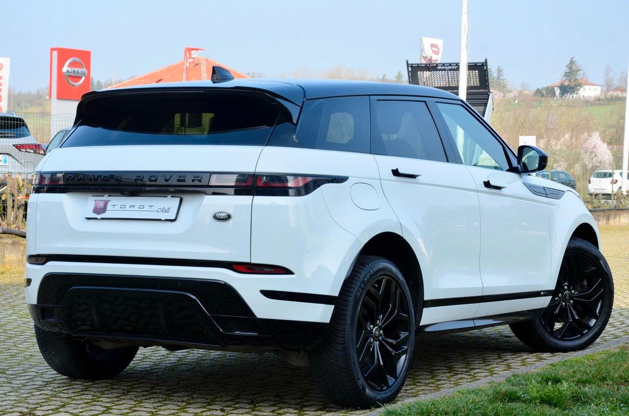 LAND ROVER RANGE ROVER EVOQUE 2.0d i4 MHEV R-DYNAMIC HSE AWD 150cv AUTO, UNICOPROPRIETARIO, PERFETTA, UFF ITALIANA, EURO 6D, NAVI, RETROCAMERA, 20", PERMUTE