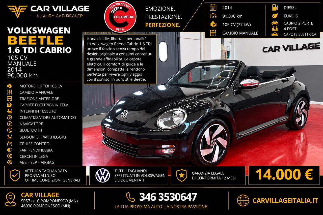 Volkswagen Maggiolino 1.6 tdi Sport