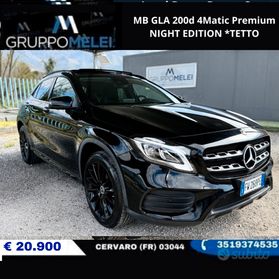 MB GLA 200d 4Matic Premium NIGHT EDITION *TETTO