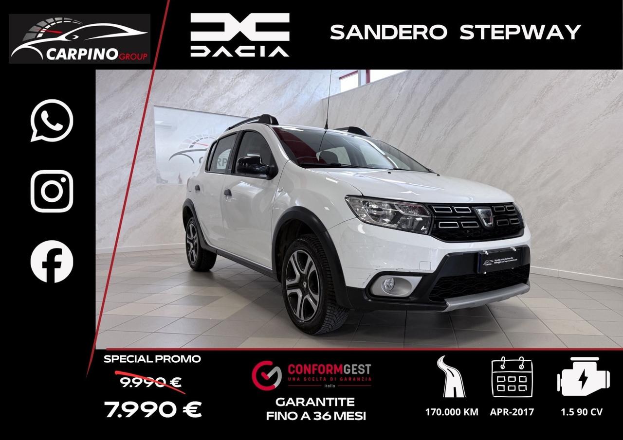 Dacia Sandero Stepway 1.5 dCi 8V 90CV Start&Stop