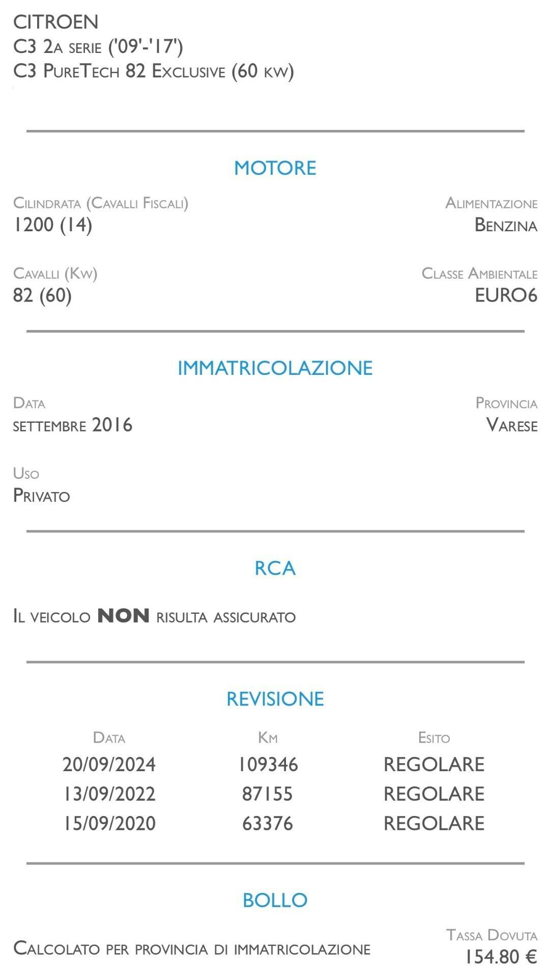 Citroen C3 1.2 PureTech 82 Exclusive - IDEALE PER NEOPATENTATI