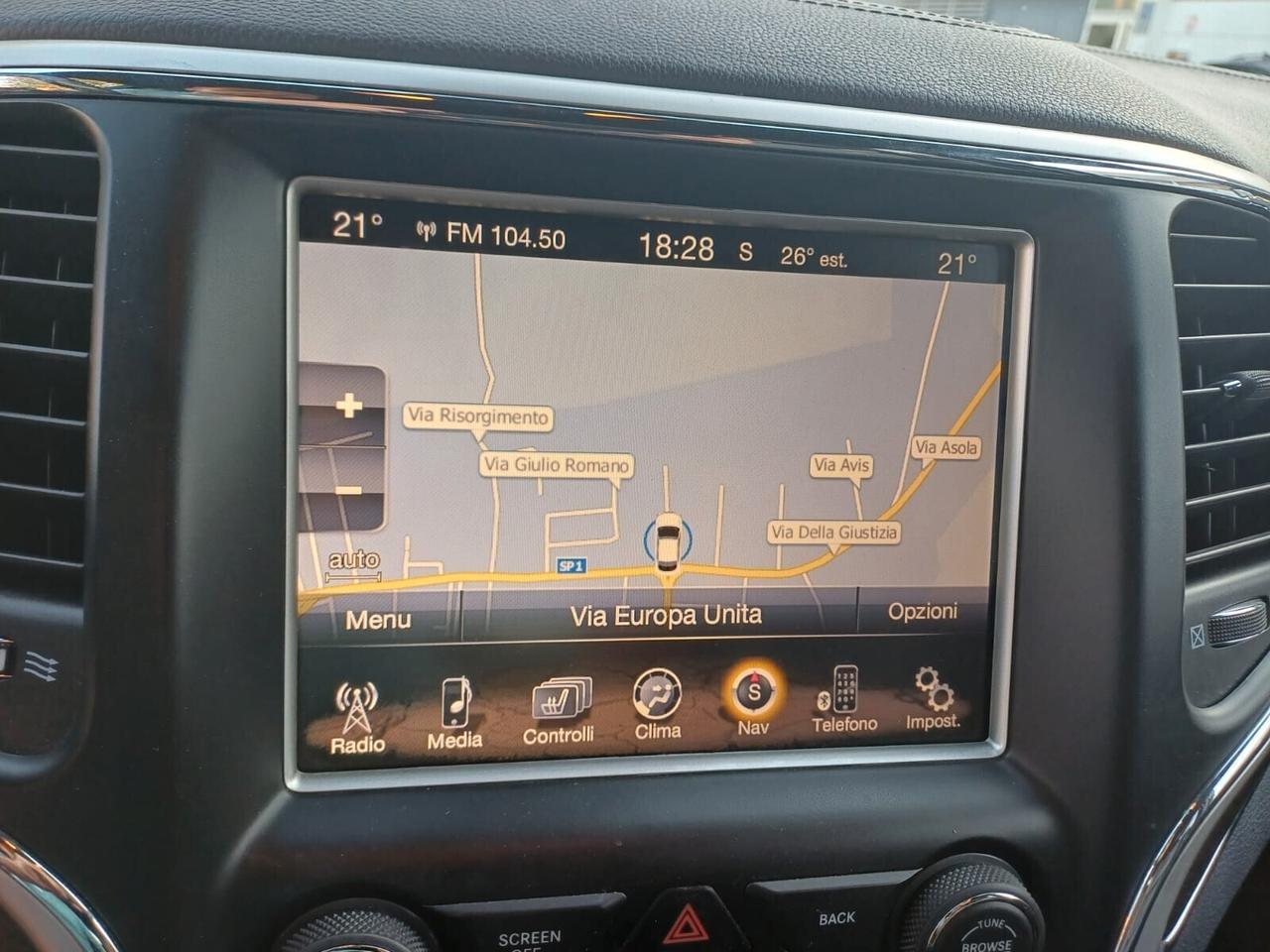 Jeep Grand Cherokee 3.0 V6 CRD 250 cv Multijet 2 Overland 4x4